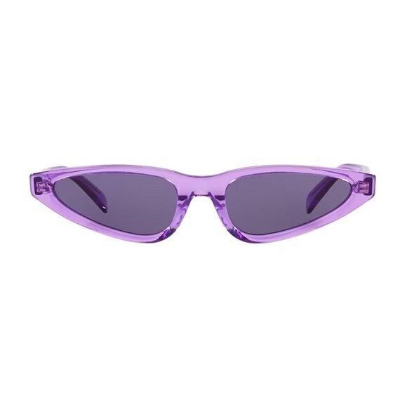 NEW CELINE WOMEN SUNGLASSES, CELINE CL40231I 81Y Transparent Lilac/Violet
